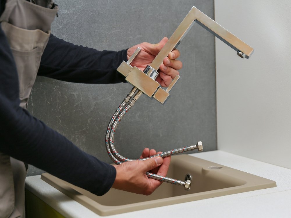 kitchen and faucet installation about